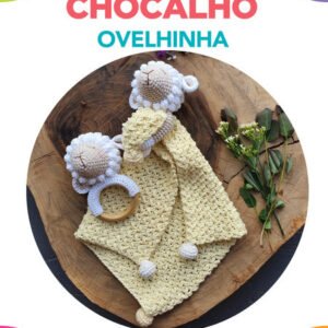 Apostila naninha e chocalho Ovelhinha