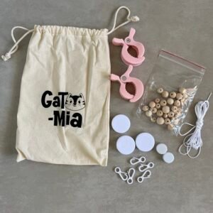 Kit rosa para montagem móbile de carrinho